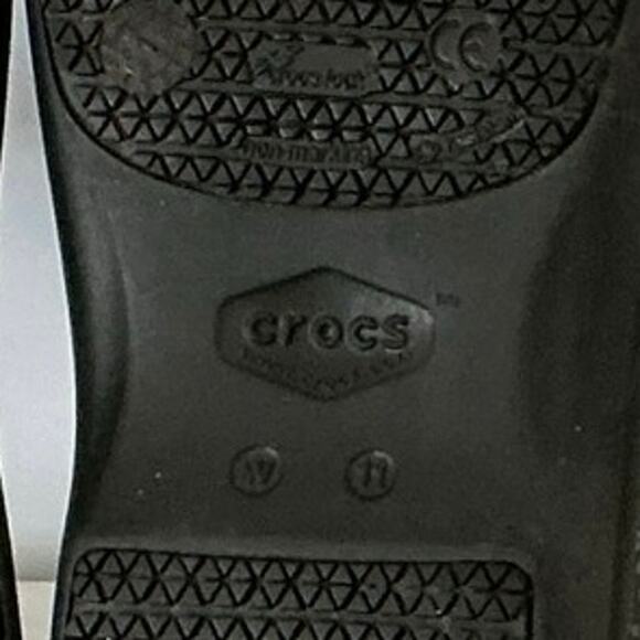 Crocs Women's Neria Pro II Graphic Slip On Clog Shoes Size 11 Black Print - Picture 10 of 10